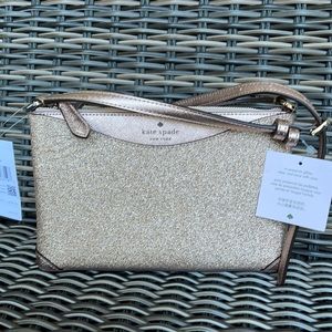 Kate Spade K4624 Glitter Fabric CrossBody Bag